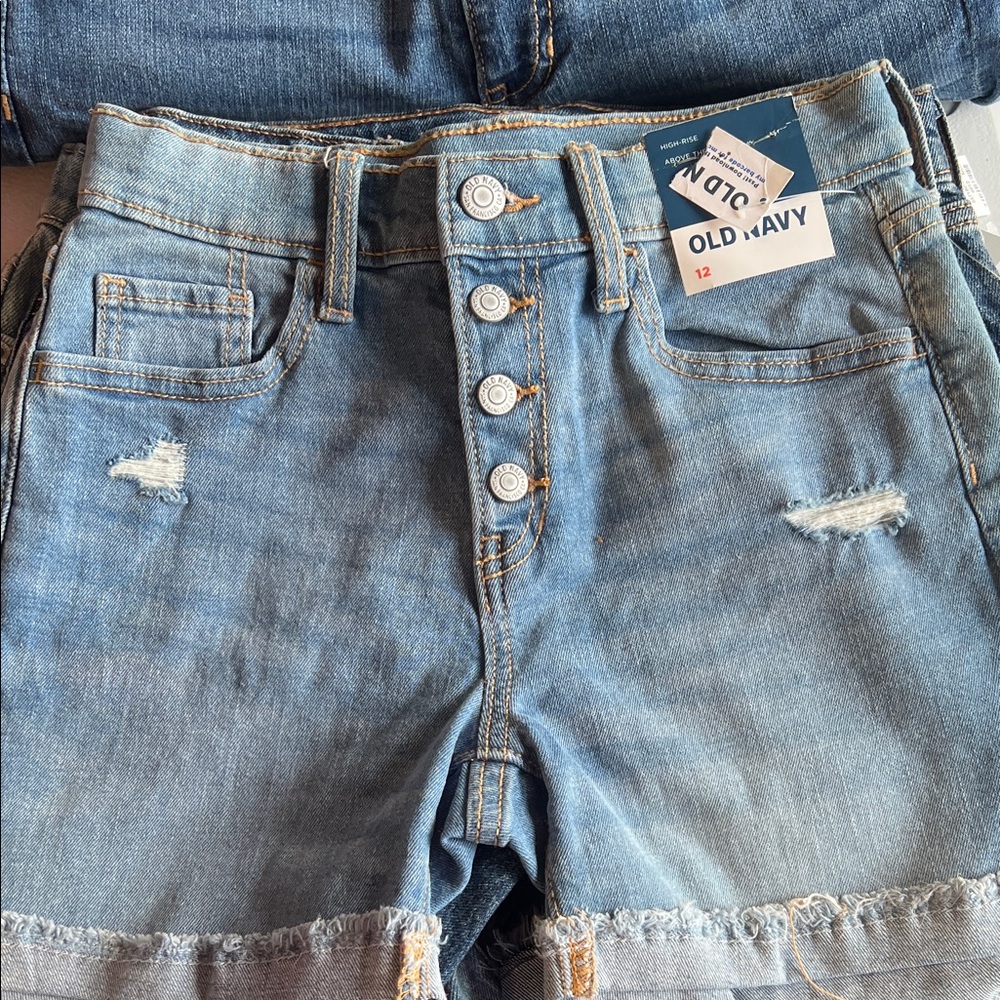 Old Navy girl Blue Denim Shorts